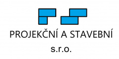 logo firmy: PROJEKČNÍ A STAVEBNÍ s.r.o.