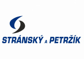 logo firmy: STRÁNSKÝ A PETRŽÍK, PNEUMATICKÉ VÁLCE, spol. s r.o.