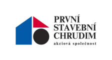logo firmy: PRVNÍ STAVEBNÍ CHRUDIM a.s.