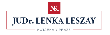 logo firmy: Leszay Lenka - notářka