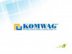 logo firmy: Komwag, podnik čistoty a údržby města, a.s.