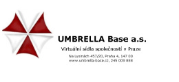 logo firmy: UMBRELLA Base a.s.